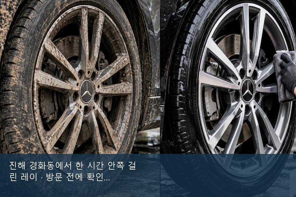 진해 경화동에서 한 시간 안쪽 걸린 레이 · 방문 전에 확인한 것